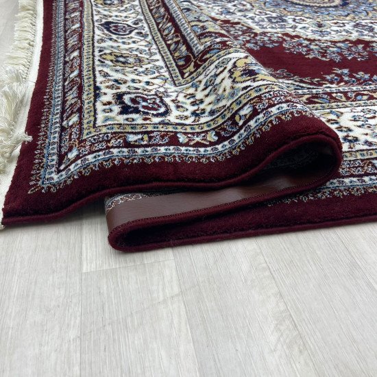 Turkish diamond carpet first class classic thick wool 38684A Red size 250*350