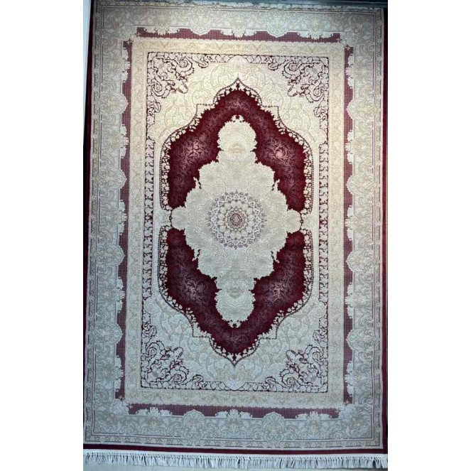 سجاد تركي اليمامة كلاسيك سميك ناعم 40378A احمر مقاس 100*300