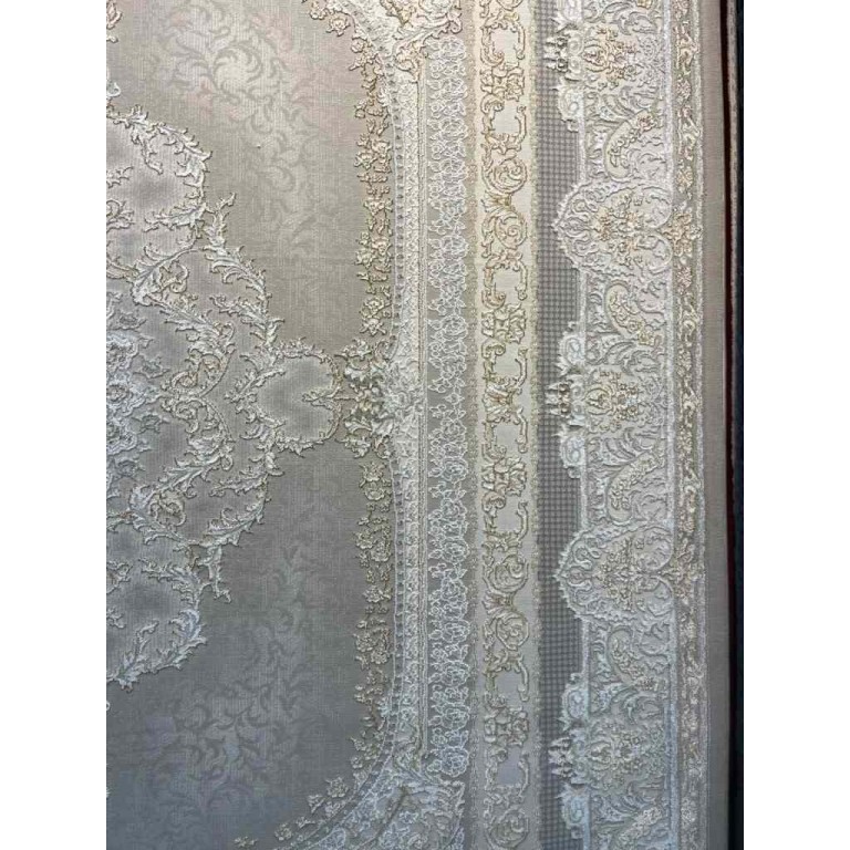 Al Yamama Classic Thick Soft Turkish Carpet 40378A beige Size 500*600