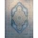 Al Yamama Classic Thick Soft Turkish Carpet 40378A Navy Size 100*400 Al Yamama Classic Thick Soft Turkish Carpet 40378A Navy Size 100*400