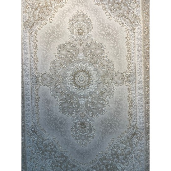Al Yamama Classic Thick Soft Turkish Carpet 40378A cream Size 100*400 Al Yamama Classic Thick Soft Turkish Carpet 40378A cream Size 100*400