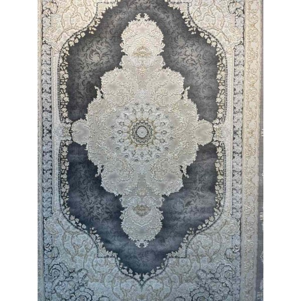 سجاد تركي اليمامة كلاسيك سميك ناعم 40378A رصاصي مقاس 200*300