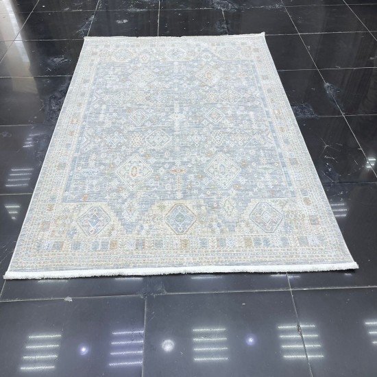 سجاد بوهيمي تركي جاليري F536CT11 رصاصي كريم مقاس 250*350