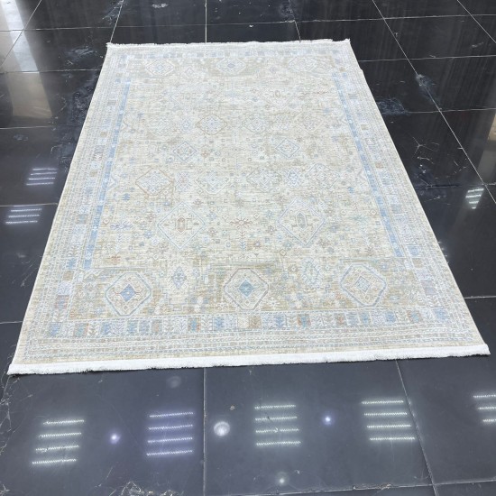 سجاد بوهيمي تركي جاليري F536CT11 كريم بيج مقاس 200*300