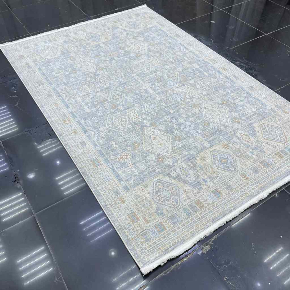 سجاد بوهيمي تركي جاليري F536CT11 رصاصي كريم مقاس 300*400 سجاد بوهيمي تركي جاليري F536CT11 رصاصي كريم مقاس 300*400