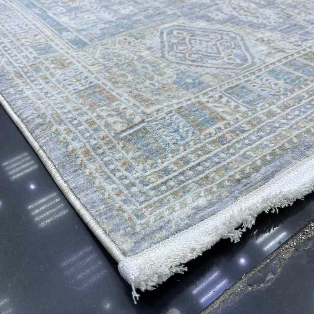 سجاد بوهيمي تركي جاليري F536CT11 رصاصي كريم مقاس 300*400 سجاد بوهيمي تركي جاليري F536CT11 رصاصي كريم مقاس 300*400