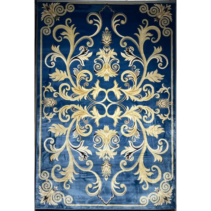 Turkish rug LAMINA French pattern 40844A blue size 300*400