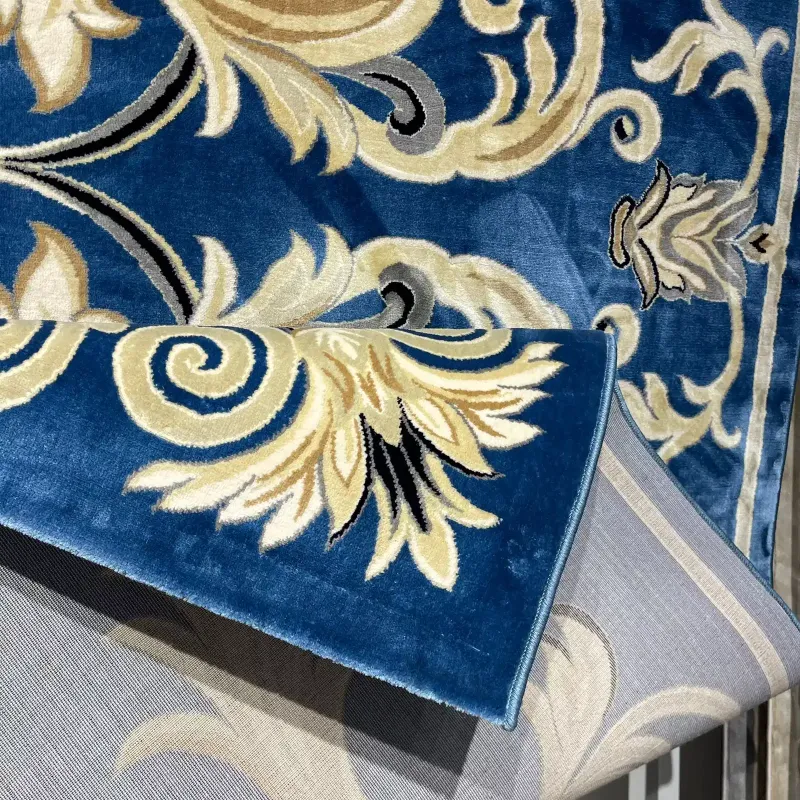 Turkish rug LAMINA French pattern 40844A blue size 300*400