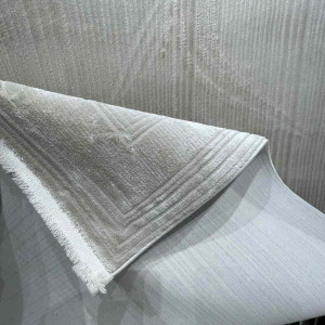 سجاد تركي مودرن فندقي لافندر 12240A كريم مقاس 100*400