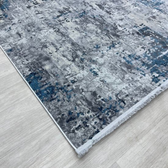 Marco Turkish carpet 15452A gray blue size 120*180