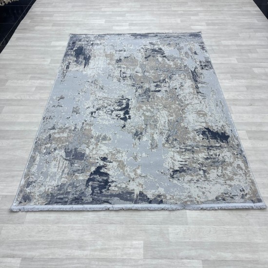 Turkish pearl carpet 15456A gray blue size  250*350