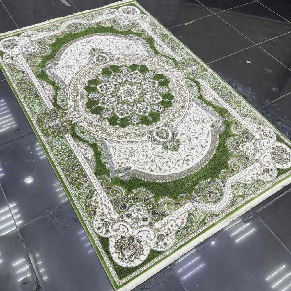 سجاد نجلة تركي كلاسيك ناعم NC63B اخضر مقاس 300*500 سجاد نجلة تركي كلاسيك ناعم NC63B اخضر مقاس 300*500
