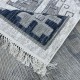 Turkish Burlap Rug Oakville OH363A Blue Cream Size 250*350