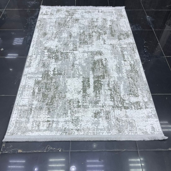 Turkish Oceanus Carpet 02678C Gray Green Size 80*150