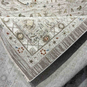 سجاد تركي بوهيمي اورنات AA034B كريم مقاس 400*500