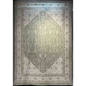 سجاد تركي بوهيمي اورنات AA034B اخضر مقاس 80*150