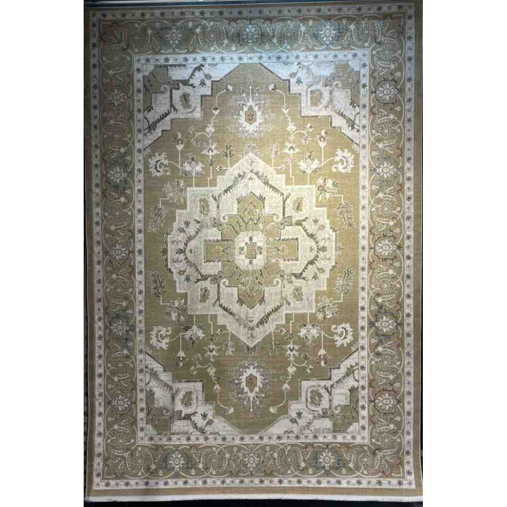 سجاد تركي بوهيمي اورنات G0641A ذهبي مقاس 100*300