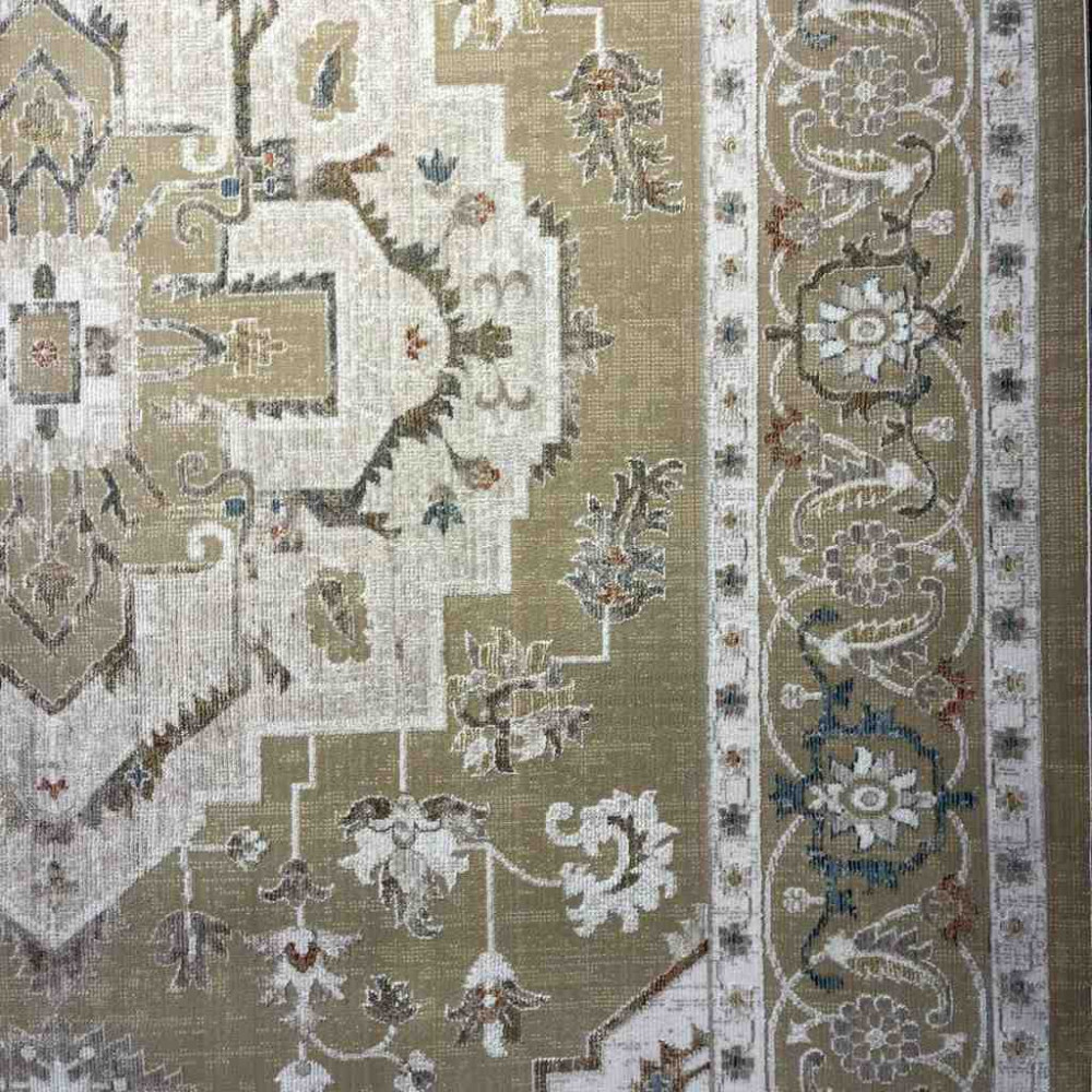 سجاد تركي بوهيمي اورنات G0641A ذهبي مقاس 100*300