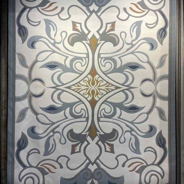 Turkish Palace Carpet S0190A Sky White Blue Size 400*500