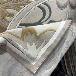 سجاد تركي بالاس S0190A ابيض رصاصي مقاس 500*600 سجاد تركي بالاس S0190A ابيض رصاصي مقاس 500*600