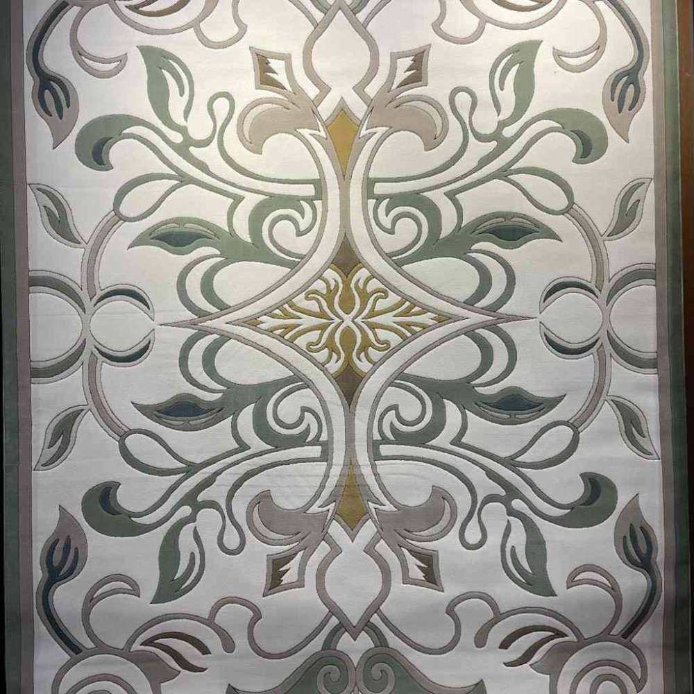 سجاد تركي بالاس S0190A ابيض اخضر مقاس 100*200 سجاد تركي بالاس S0190A ابيض اخضر مقاس 100*200