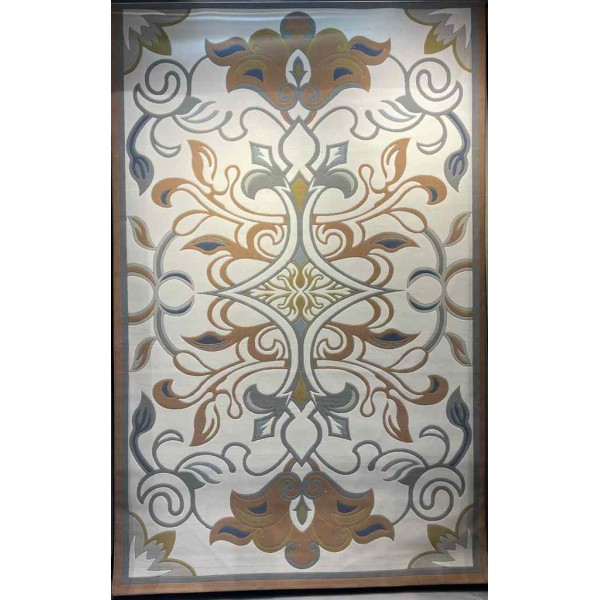 سجاد تركي بالاس S0190A  ابيض تيرا مقاس 400*400
