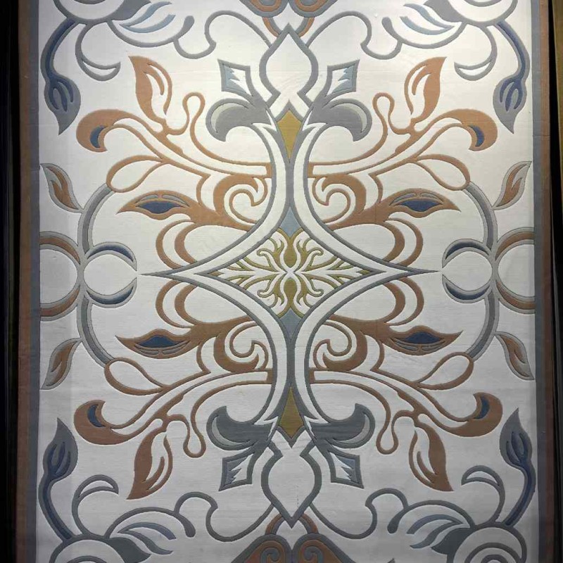 سجاد تركي بالاس S0190A  ابيض تيرا مقاس 500*600