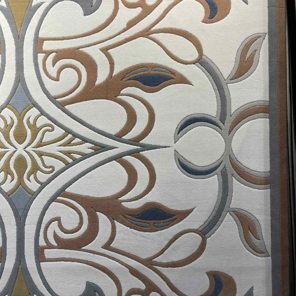 سجاد تركي بالاس S0190A  ابيض تيرا مقاس 400*400