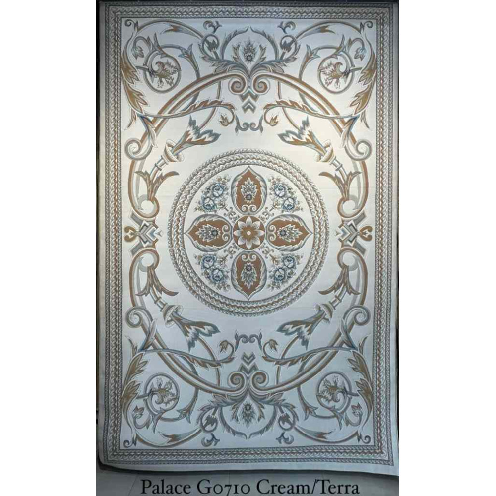 سجاد تركي بالاس G0710 كلاسيك نقش ملكي قصور سميك ناعم كريم تيرا مقاس 250*350 سجاد تركي بالاس G0710 كلاسيك نقش ملكي قصور سميك ناعم كريم تيرا مقاس 250*350