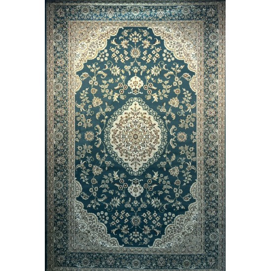 Safwan Classic Thick Soft Turkish Carpet 40571 Blue Size 400*600 Safwan Classic Thick Soft Turkish Carpet 40571 Blue Size 400*600