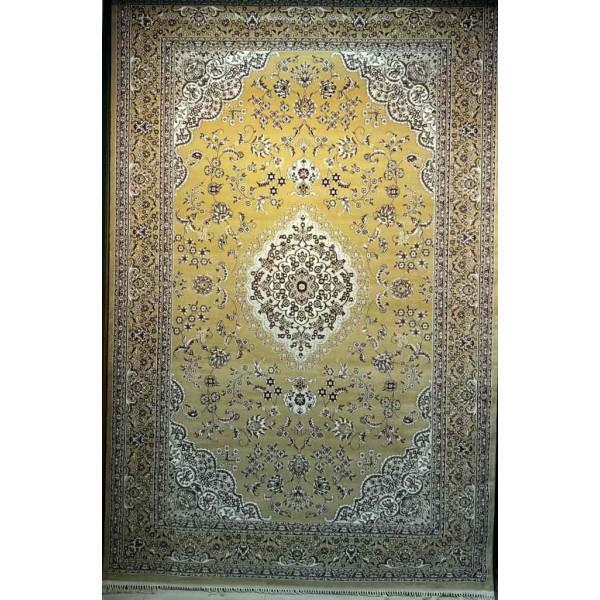 Safwan Classic Thick Soft Turkish Carpet 40571 Gold Size 200*300