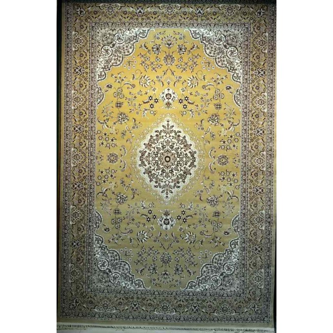 سجاد تركي صفوان كلاسيك سميك ناعم 40571 ذهبي مقاس 200*300