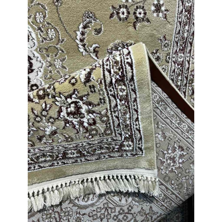 سجاد تركي صفوان كلاسيك سميك ناعم 40571 ذهبي مقاس 200*300