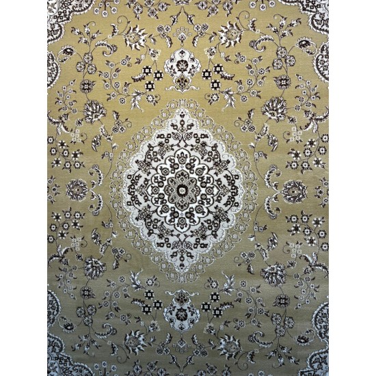 Safwan Classic Thick Soft Turkish Carpet 40571 Gold Size 100*200 Safwan Classic Thick Soft Turkish Carpet 40571 Gold Size 100*200