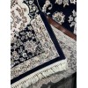 Safwan Classic Thick Soft Turkish Carpet 40571 navy Size 100*300