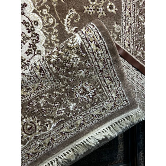 Safwan Classic Thick Soft Turkish Carpet 40571 vizon Size 100*200 Safwan Classic Thick Soft Turkish Carpet 40571 vizon Size 100*200