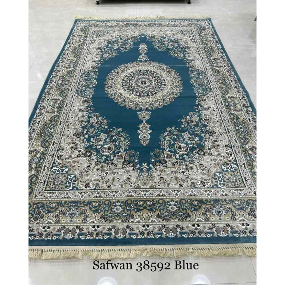 سجاد تركي صفوان كلاسيك سميك ناعم 38592 سماوي مقاس 100*200 سجاد تركي صفوان كلاسيك سميك ناعم 38592 سماوي مقاس 100*200