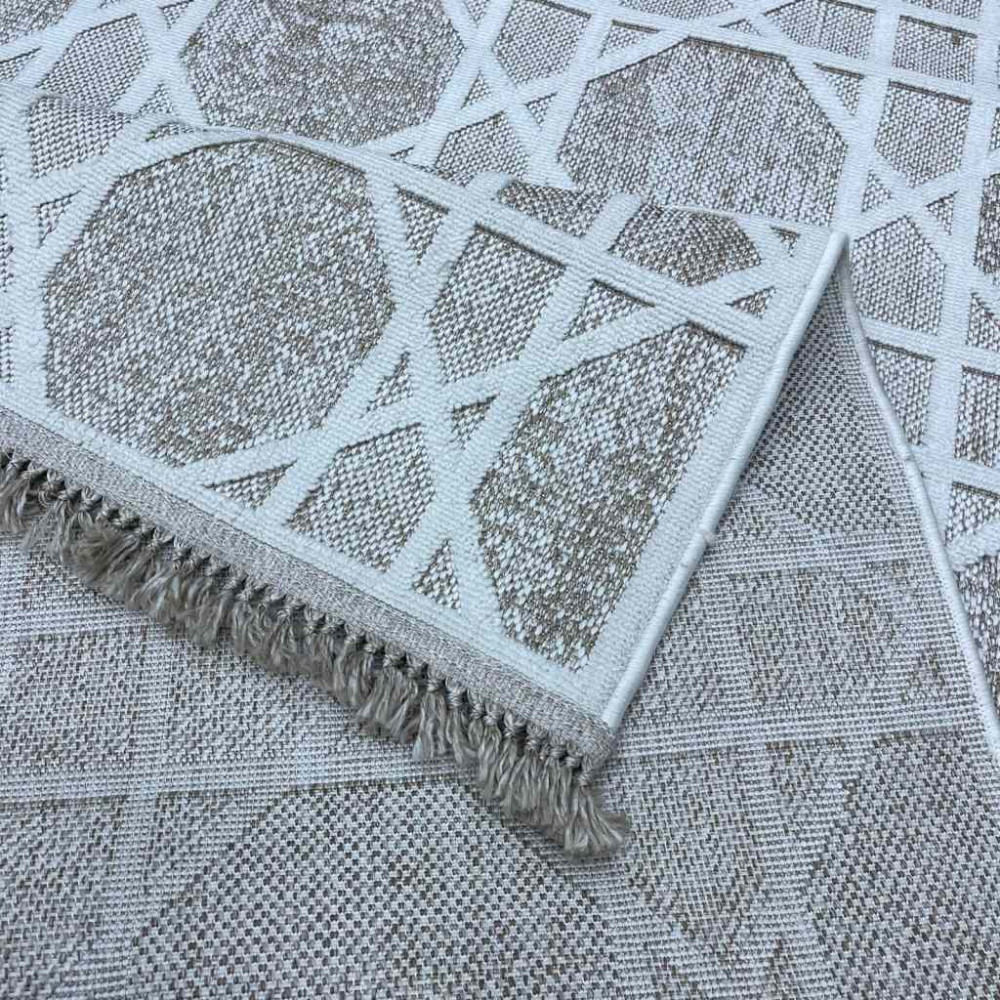 سجاد صوهو تركي خيش 24579A كريم مقاس 80*150