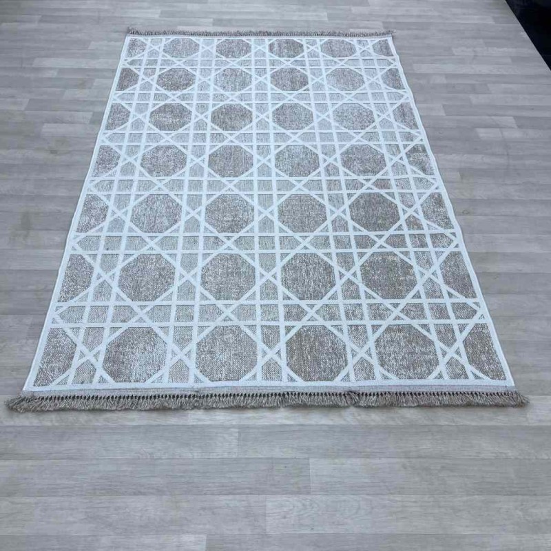 Soho Turkish burlap carpet 24579A cream size 200*300