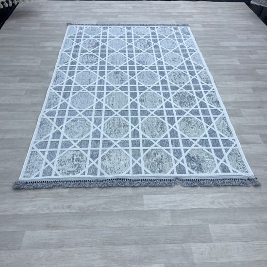 Soho Turkish burlap carpet 24579A light gray size 300*400