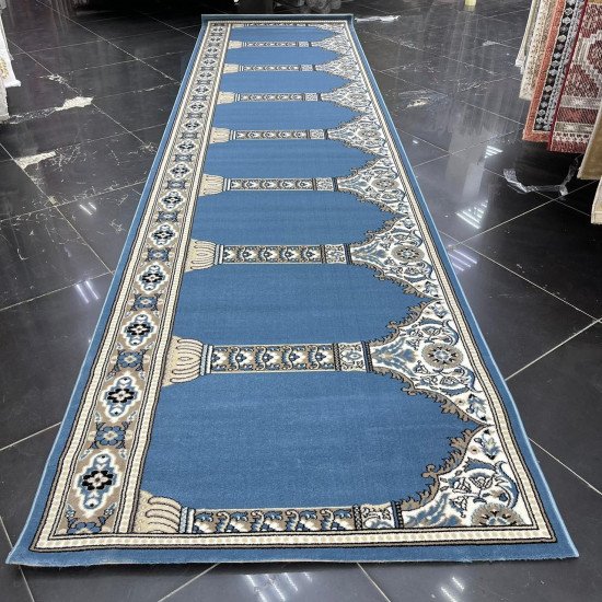 Superstar prayer rugs 125*960 cyan