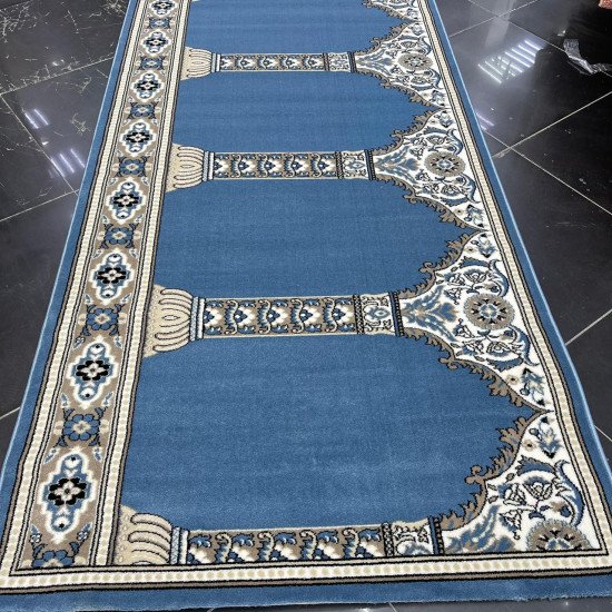 Superstar prayer rugs 125*960 cyan