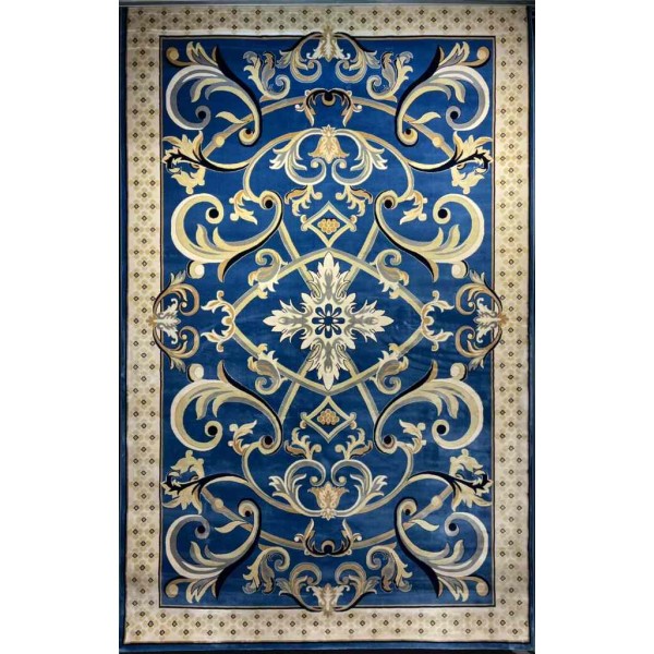 Turkish Tabriz Oriental Carpet 40426 navy Size 100*400