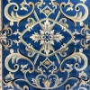 Turkish Tabriz Oriental Carpet 40426 navy Size 100*400