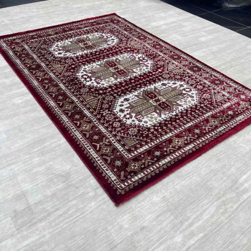 سجاد تركي الماس مودرن 10940A احمر مقاس 100*200