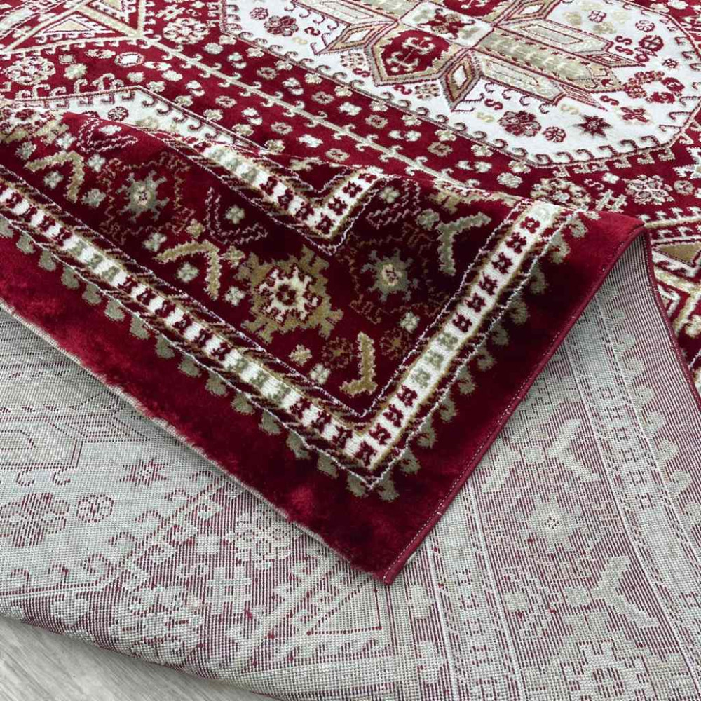 سجاد تركي الماس مودرن 10940A احمر مقاس 80*150 سجاد تركي الماس مودرن 10940A احمر مقاس 80*150