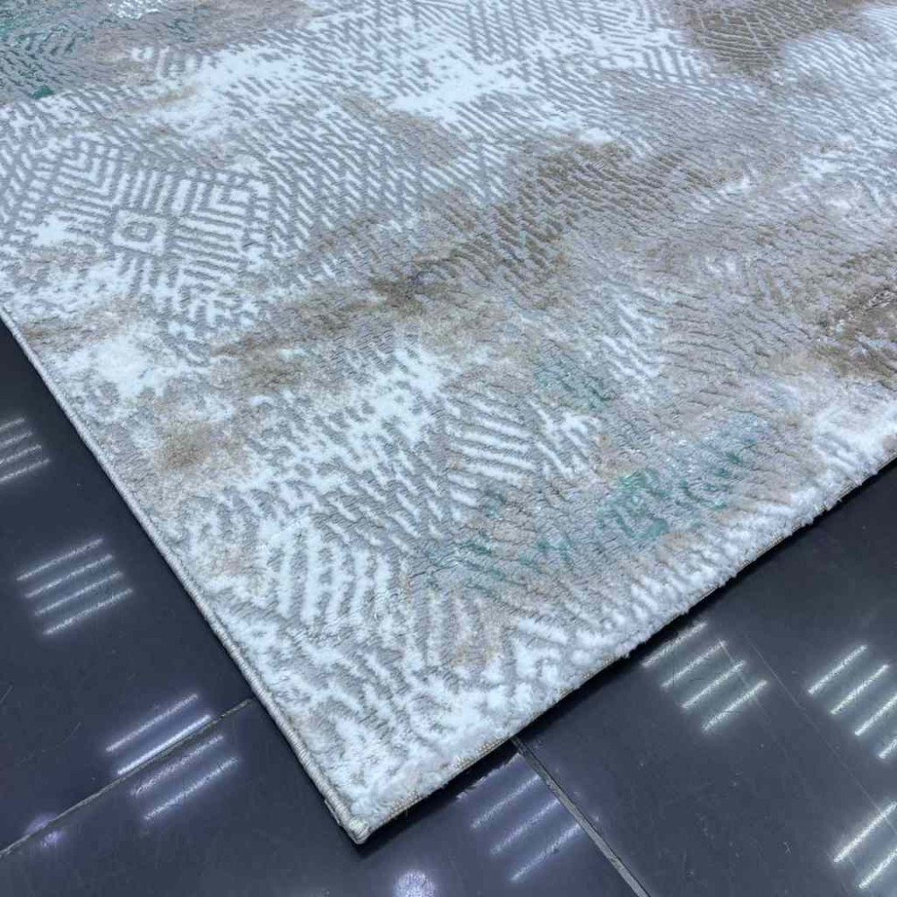 سجاد الماس تركي مودرن 30020A رصاصي تركواز 200*300 سجاد الماس تركي مودرن 30020A رصاصي تركواز 200*300