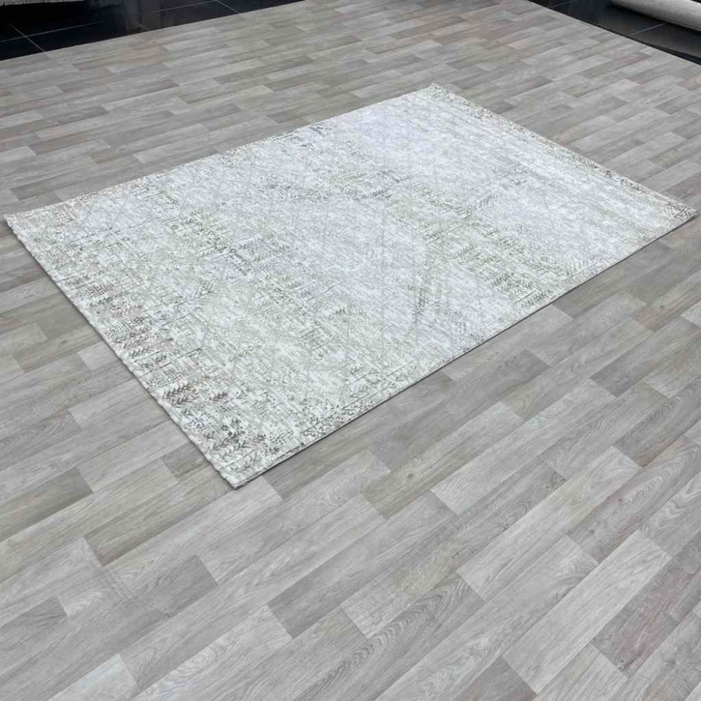 سجاد الماس تركي مودرن 35005A كريم بيج 150*220 سجاد الماس تركي مودرن 35005A كريم بيج 150*220