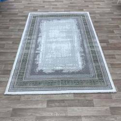 سجاد الماس تركي مودرن 30081B رمادي اخضر 250*350