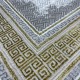 Modern Turkish diamond carpets 30081B golden gray 150*220